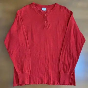 L.L.Bean 여성용 헨리넥 롱 슬리브 티셔츠 USA 제조