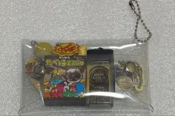 블랙 계열 식품계 가챠 파우치