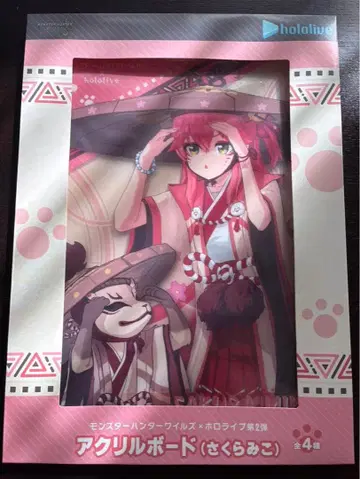 몬헌 CAPCOM 콜라보 사쿠라미코 아크릴 보드 미개봉