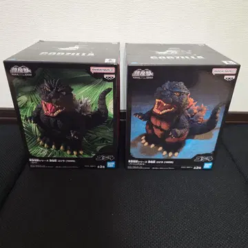 고질라 진좌수 1995 프라이스 피규어 2개 세트