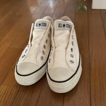 새상품급 컨버스 ALL STAR 화이트 슬립온