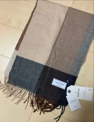 SHIPS any 캐시미어 솔리드 머플러 새상품 캐시미어 100%