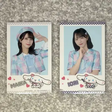 =LOVE 이코러브 사사키 마이카 노구치 이오리 시나몬 포토 카드 콜라보