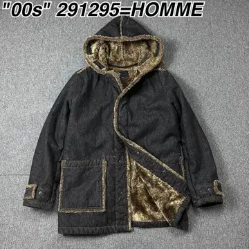 00s y2k archive 291295=HOMME 데님 퍼 자켓