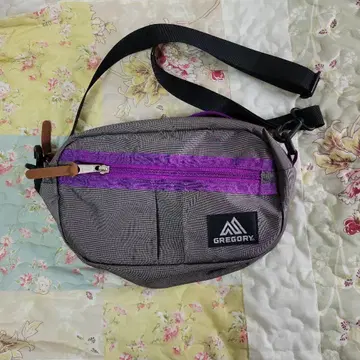 GREGORY 숄더백 그레이/퍼플