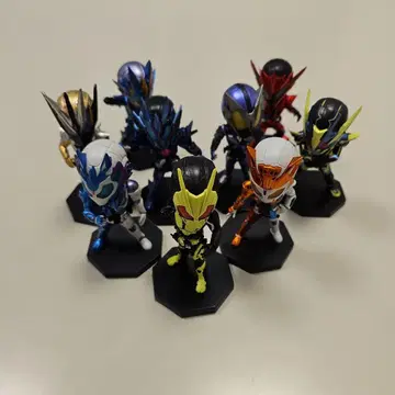 SD 가면라이더 제로원 피규어 9체 세트