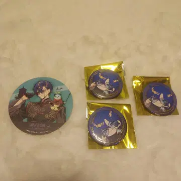 니지산지 스이파라 콜라보 미니 캐릭터 캔뱃지 레오스