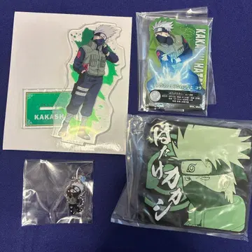 NARUTO 카카시 굿즈 모음 닌리 미니 아크릴 키링 외 총 4점