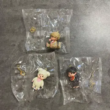 몬치치 마스코트 키체인 3체 세트