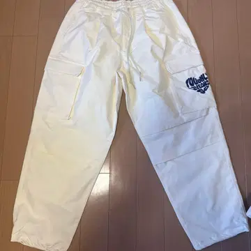 STAY GOLD 화이트 카고 팬츠