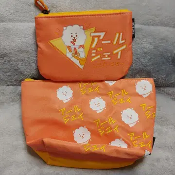새상품 BT21 RJ 내 포켓 부착 파우치 2종 세트 BTS