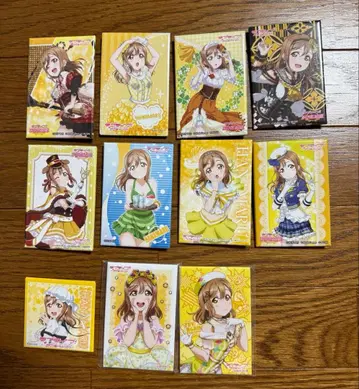 러브 라이브 Aqours 쿠니키다 하나마루 스퀘어 캔뱃지 묶음 판매