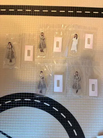 사쿠라자카46 로손 제일복권 아크릴 스탠드 5개