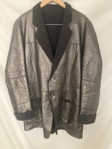 준코 코시노 다크 브라운 코트