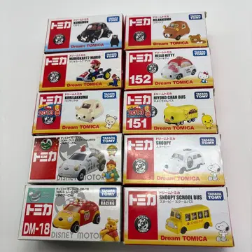 10대 토미카 미니카 세트 리락쿠마 푸우 스누피 곰돌이 마리오