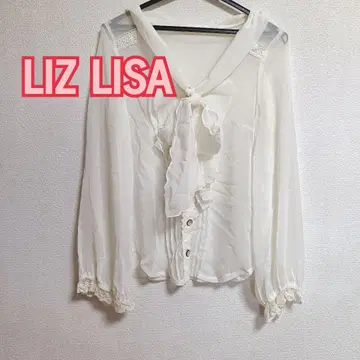 [ LIZ LISA ] 리본 포함 프릴 블라우스