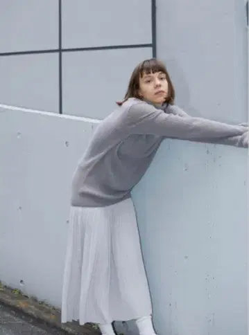 새상품급 babaco 니트 원피스 그레이