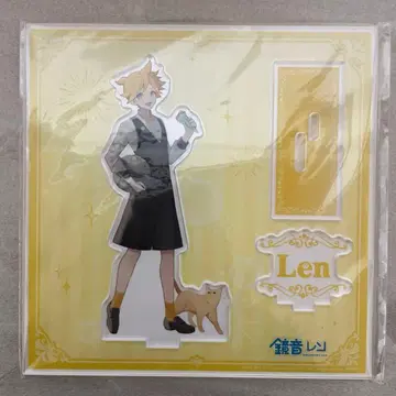 카가미네 렌 Big 아크릴 스탠드 cafe