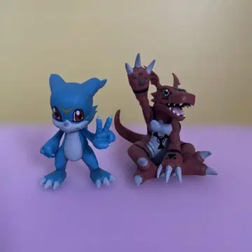 C상 부이몬 & 길몬 피규어 (2체 세트) 제일복권 디지몬