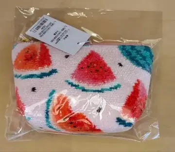 러브리 바이 페이러 수박 도트 보트형 파우치S 페일 핑크 WEB 한정판