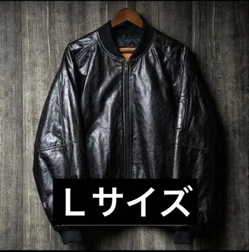 PABLO VINCI 레더 봄버 자켓