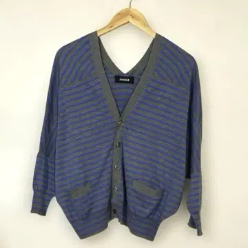 zucca 보더 돌먼 가디건 코튼