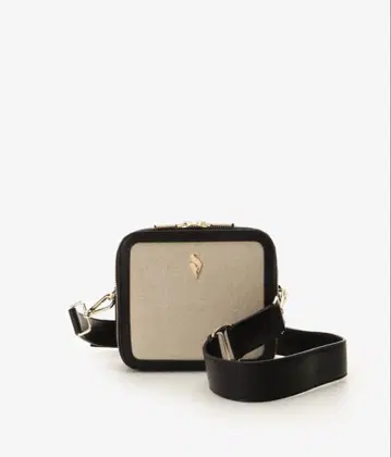 사만사베가 BOX형 캔버스 숄더백