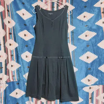 COMME CA ISM 블랙 슬리브리스 원피스 M