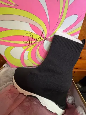 Rady 블랙 통굽 부츠