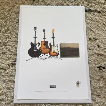 oasis 한정판 포스터 초레어 오아시스 morning glory