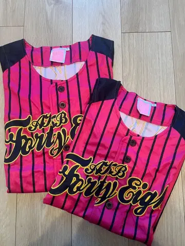 AKB 라이브 굿즈 야구 유니폼 2장 세트