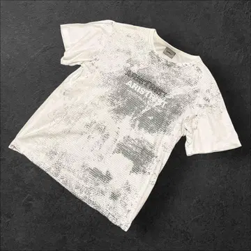 Y2K ARISTRIST T셔츠 메쉬 레이어 프로레슬링 무토 케이지