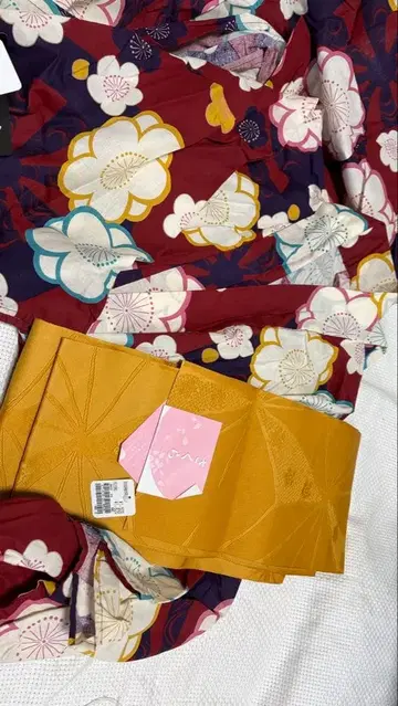 우먼 유카타 오비 세트