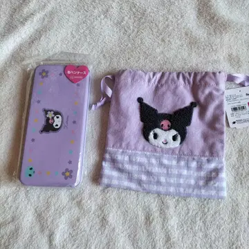 쿠로미 카오하나 캔 펜 케이스 복조리 2개 세트 헤이세이 레트로