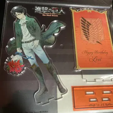 진격의 거인 MAPPA전 리바이 아크릴 스탠드 벌스데이