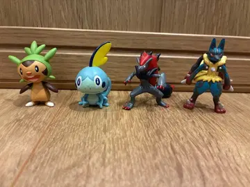 포켓몬 피규어 체리버섯 메슨 자시안 루카리오 4체 세트