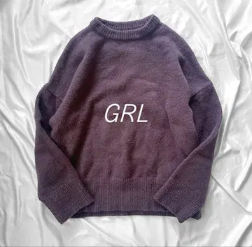 vintage 니트 스웨터 새상품급 FREE SIZE 다크 퍼플