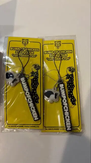BUMP OF CHICKEN 2006 투어 키링 2개 세트