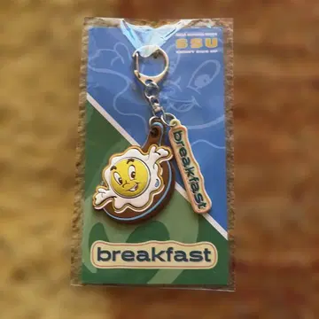 미세스 그린애플 breakfast 러버 키링