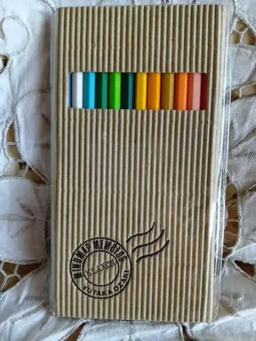 오자키 유타카 OZAKI 팬클럽 색연필 12색 세트 케이스 포함 미사용품