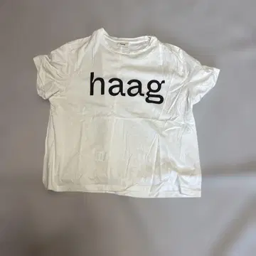 헤이그 haag 화이트T 셔츠 프리 사이즈 정품