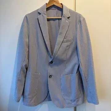 COMME CA ISM 스트라이프 테일러드 자켓 S