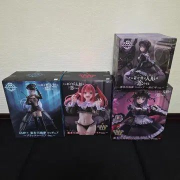 키타가와 마린 피규어 쿠로에 시즈쿠 리즈 블랙 로벨리아 4체 세트
