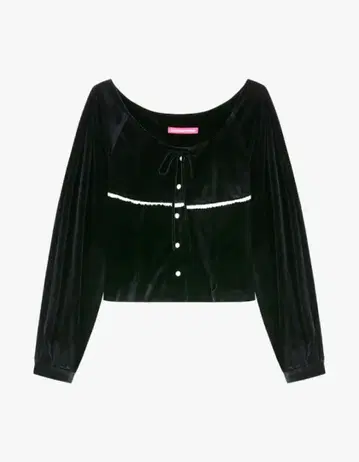Margarin Fingers RIBBON VELVET BLOUSE