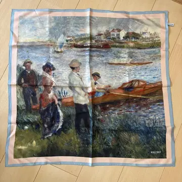 가격 인하했습니다. 말로이 스카프 실크 100% 인상파 프랑스