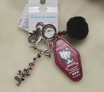 헬로키티 악마 키티 열쇠 참 키체인 산리오