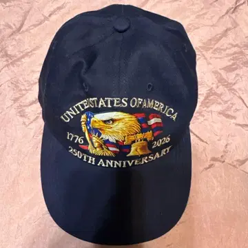 미국 250주년 기념 캡 네이비 모자