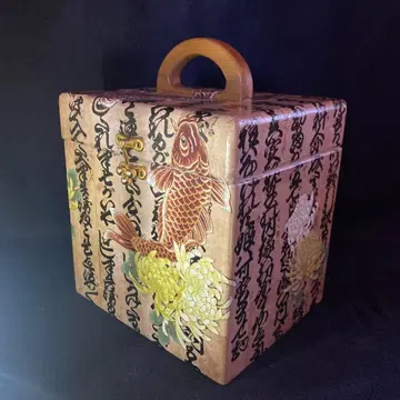 잇칸바리풍 메이크 박스 화장품 상자 잉어 Japanese make box