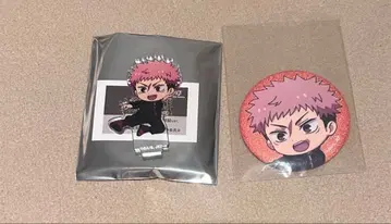 SD 캐릭터 전투ver. 아크릴 스탠드 글리터 캔뱃지 이타도리 유우지