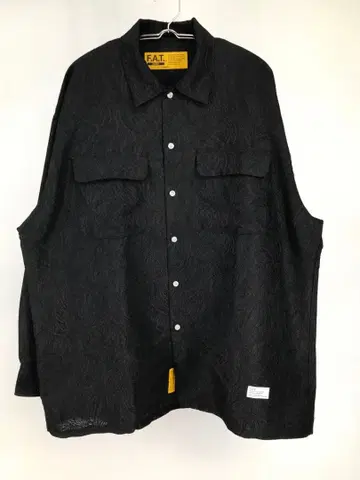 FAT 셔츠 SKINNY 블랙 페이즐리